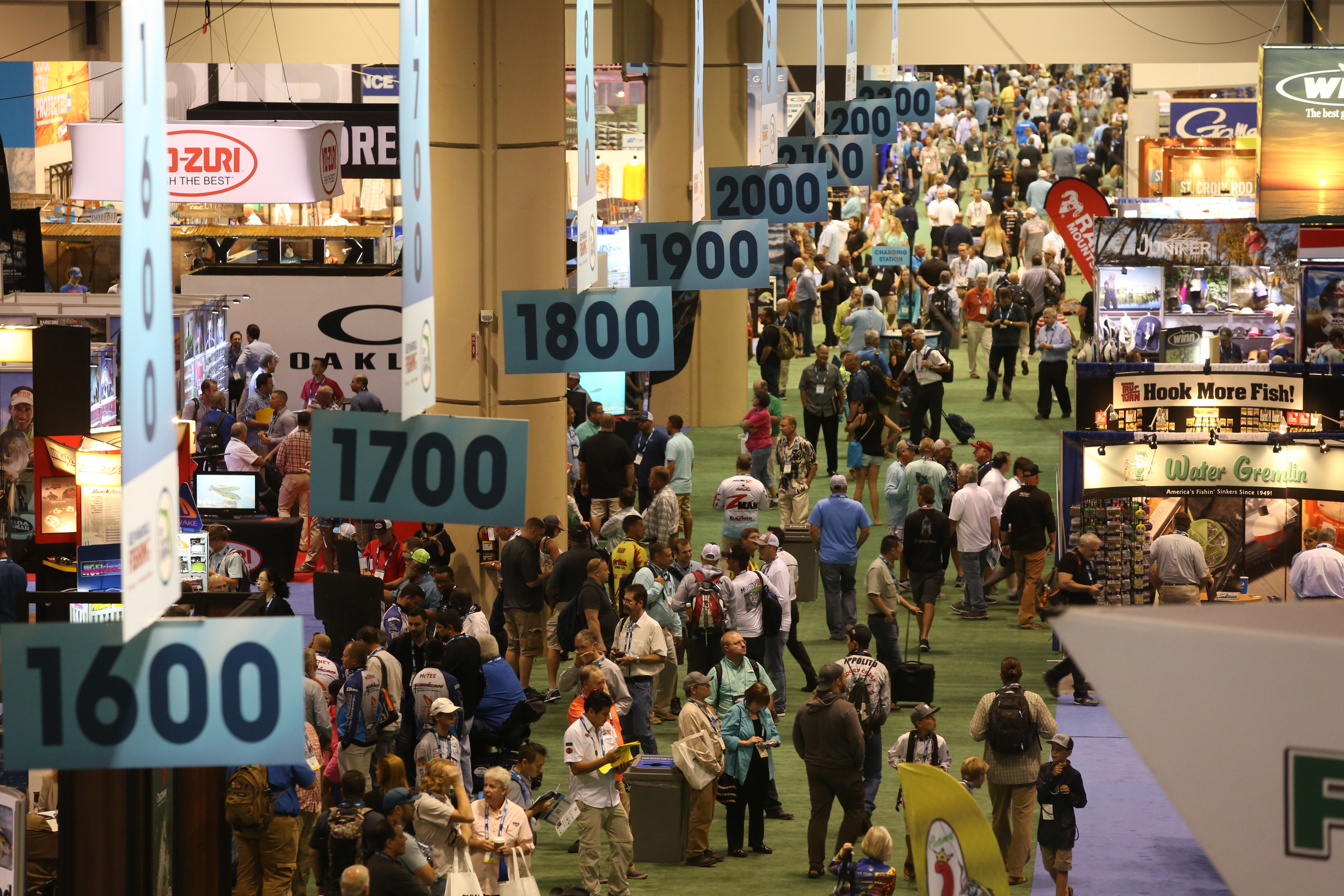 Busy halls at ICAST