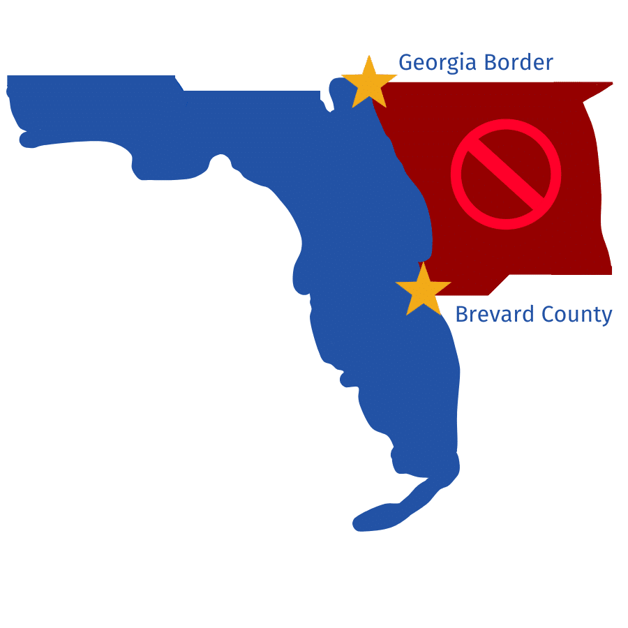 map of proposed closure area